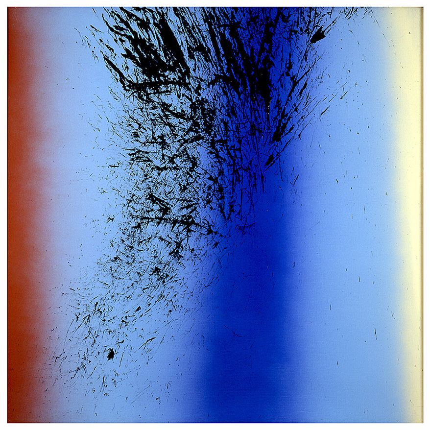 Hans HARTUNG  TR13-H18, 1982  Acrylique sur toile  180 x 180 cm.jpg